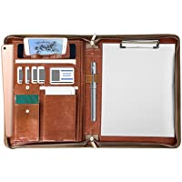 NEWYES Carpeta Portadocumentos | Portacuadernos de Viaje con compartimentos separador | Hojas borrables y Boli Incluido…
